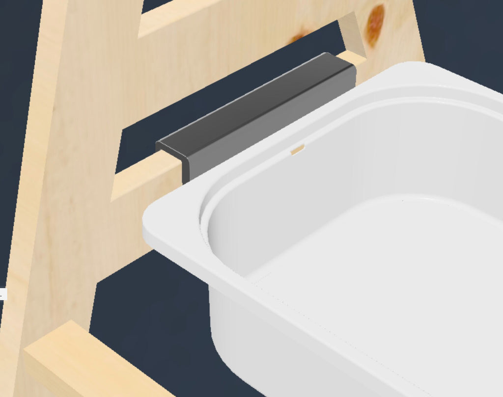 IKEA Trofast Schiene (2 Stück) für  Hauck Alpha und Beta Hochstuhl