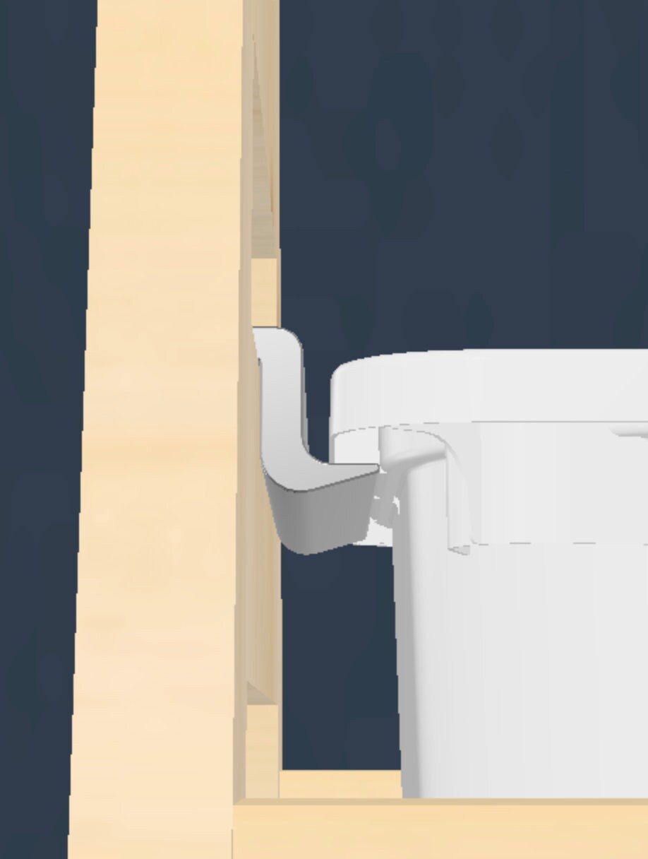 IKEA Trofast Schiene (2 Stück) für  Hauck Alpha und Beta Hochstuhl