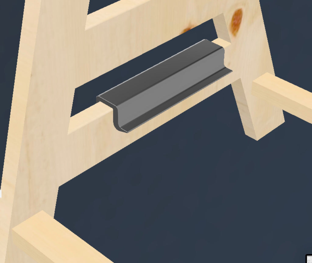 IKEA Trofast Schiene (2 Stück) für  Hauck Alpha und Beta Hochstuhl