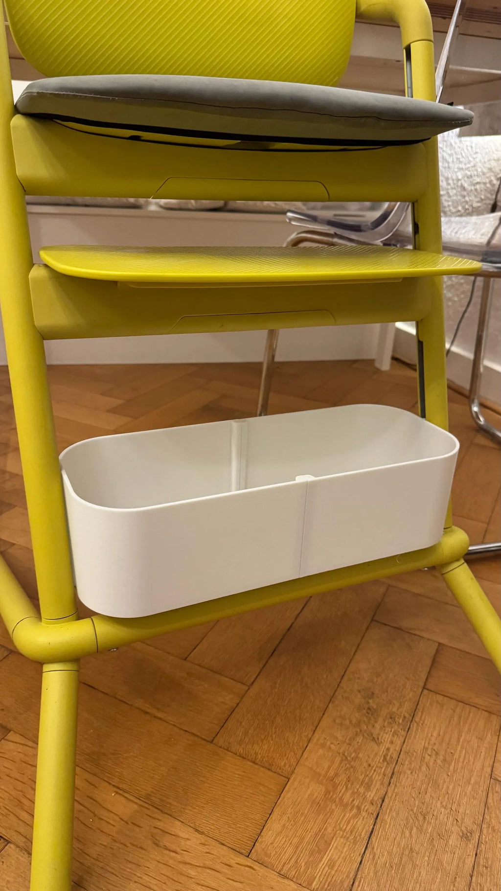 Praktische 2-teilige Aufbewahrungsbox für den Cybex Lemo Hochstuhl – aus PLA 3D-gedruckt, stabil, leicht montiert & farblich wählbar