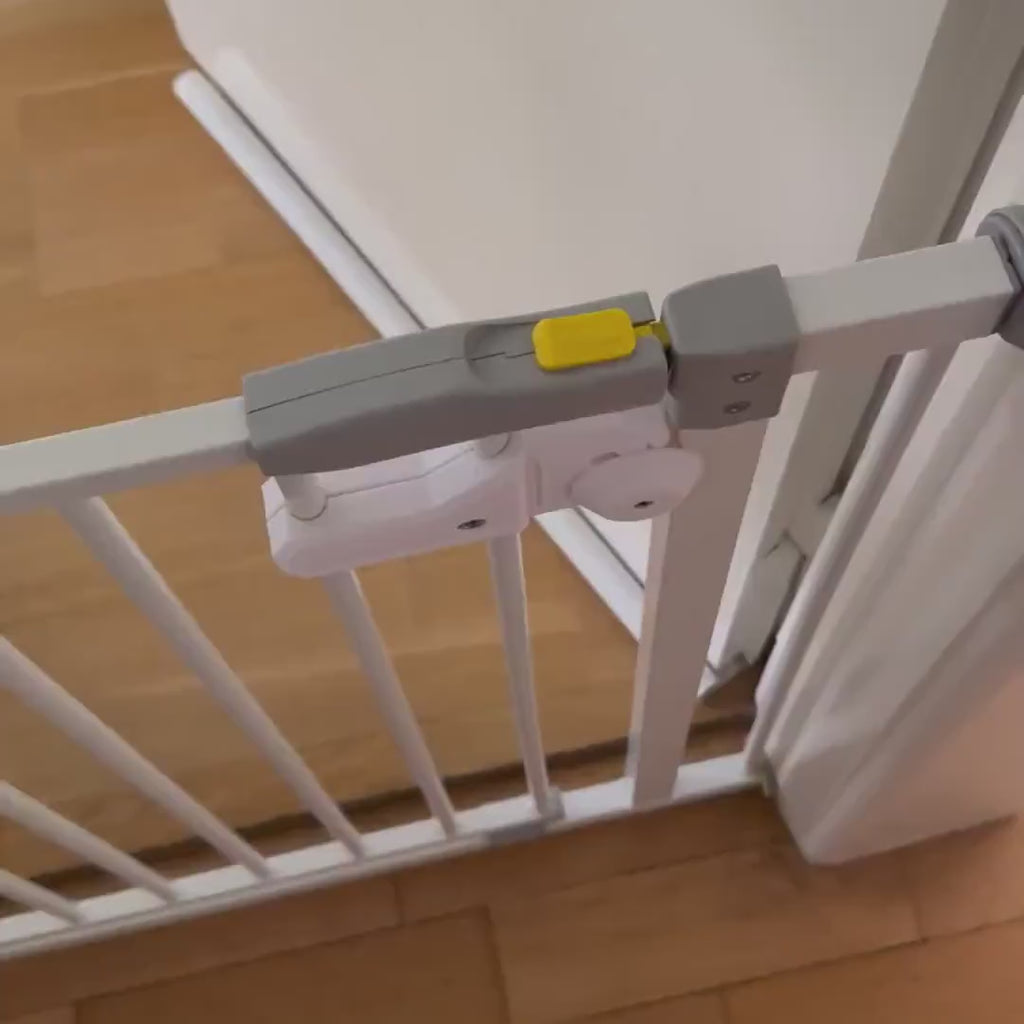 Zusatzverriegelung für Hauck Schutzgitter – Kindersicherung, 3D-gedruckt, farbig kombinierbar —NUR FÜR HAUCK—